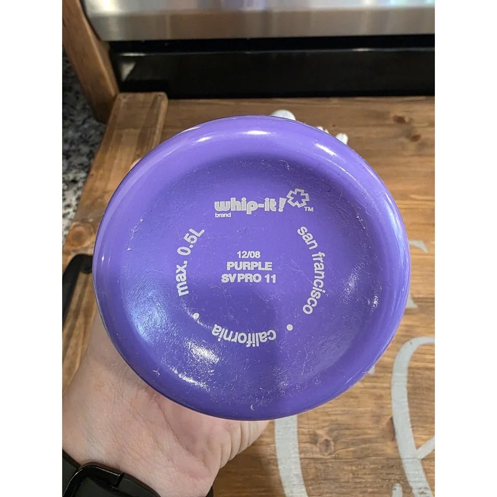 PURPLE WHIP-IT 0.5 L Cream Whipper With Attachment & In Original‎ Box